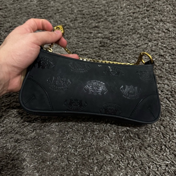 Black Juicy Couture VINTAGE Y2K Chain Shoulder Bag - Picture 11 of 12